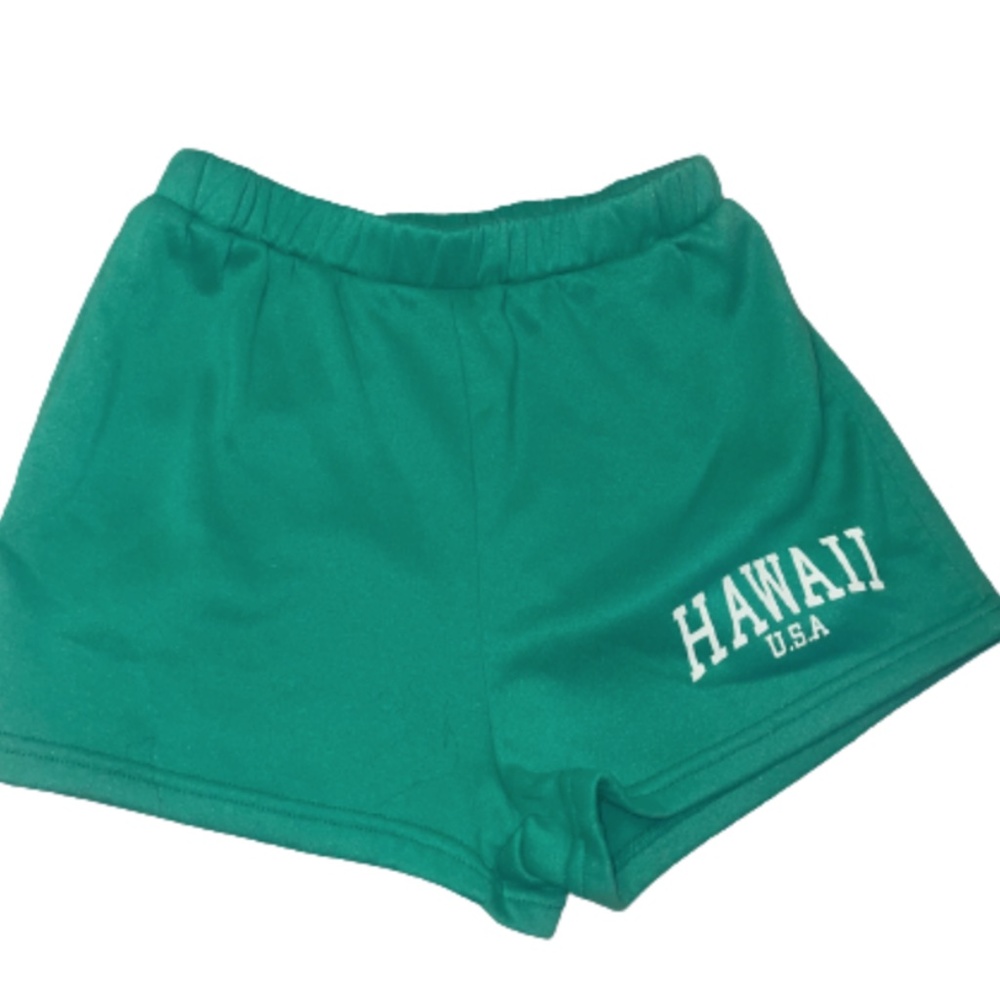 Hawaii Green Sweatshorts cute